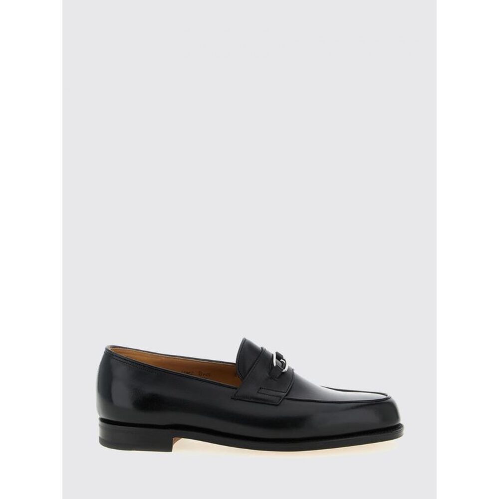 John Lobb Men John Lobb Lopez Brushed Leather Loafers